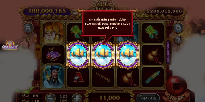 Những kho báu khổng lồ chờ đợi bạn chinh phục tại quay hũ slot Bát Tiên Quá Hải