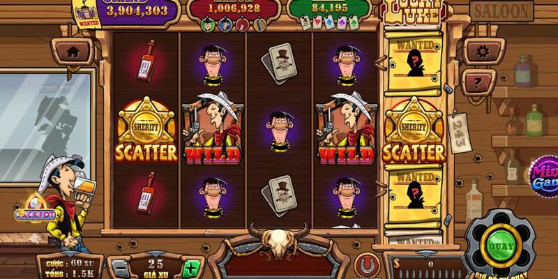 Giới thiệu trò chơi quay hũ Slot Lucky Luke tại nhà cái